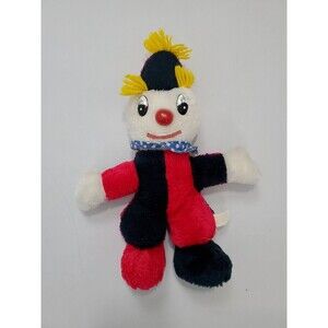 Rare VTG Superior Toy And Novelty Co Plush Stuffed Circus Clown